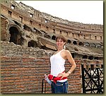 Sue at Colosseum.JPG