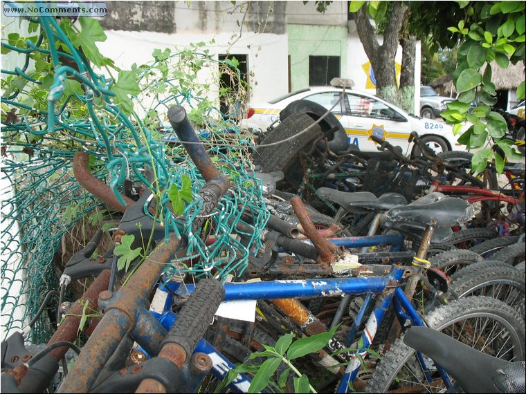 Tulum Confiscated bicycles 1.jpg