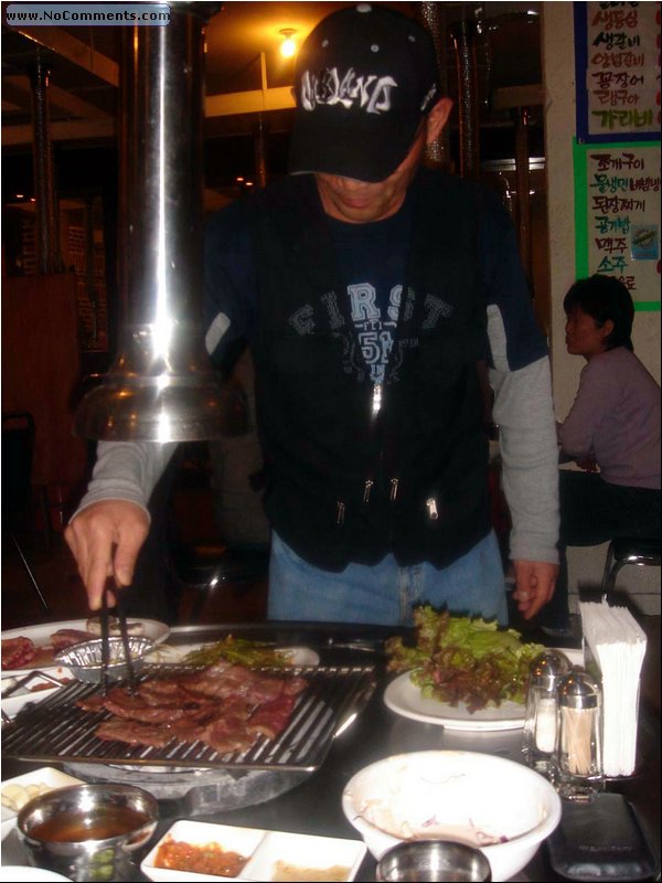 Mexico City Korean BBQ - our chef.JPG