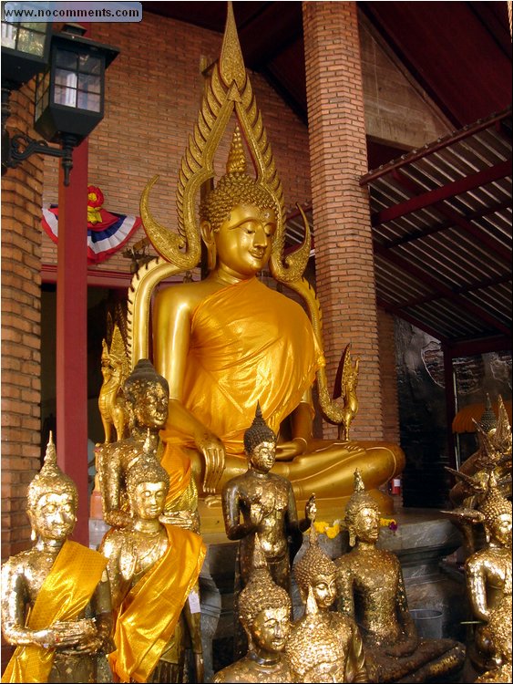 Ayutthaya - Sitting Buddha  -  Wat Maha That 1b.JPG