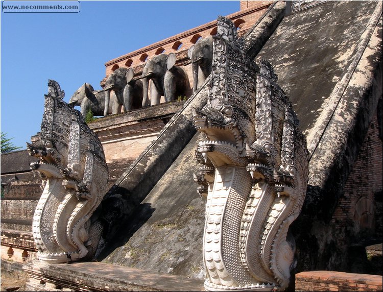 Temple - Nagas detail - Chiang Mai.JPG