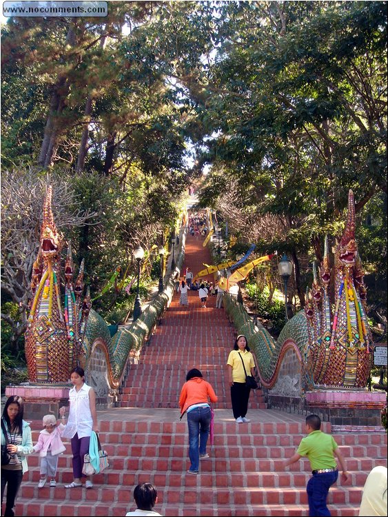 Wat Phrathat Doi Suthep - Nagas 1.JPG