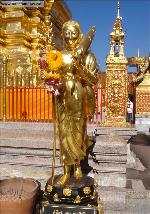 Wat Phrathat Doi Suthep - golden Buddha.JPG