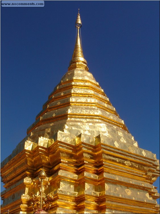 Wat Phrathat Doi Suthep - golden stupa 1.JPG