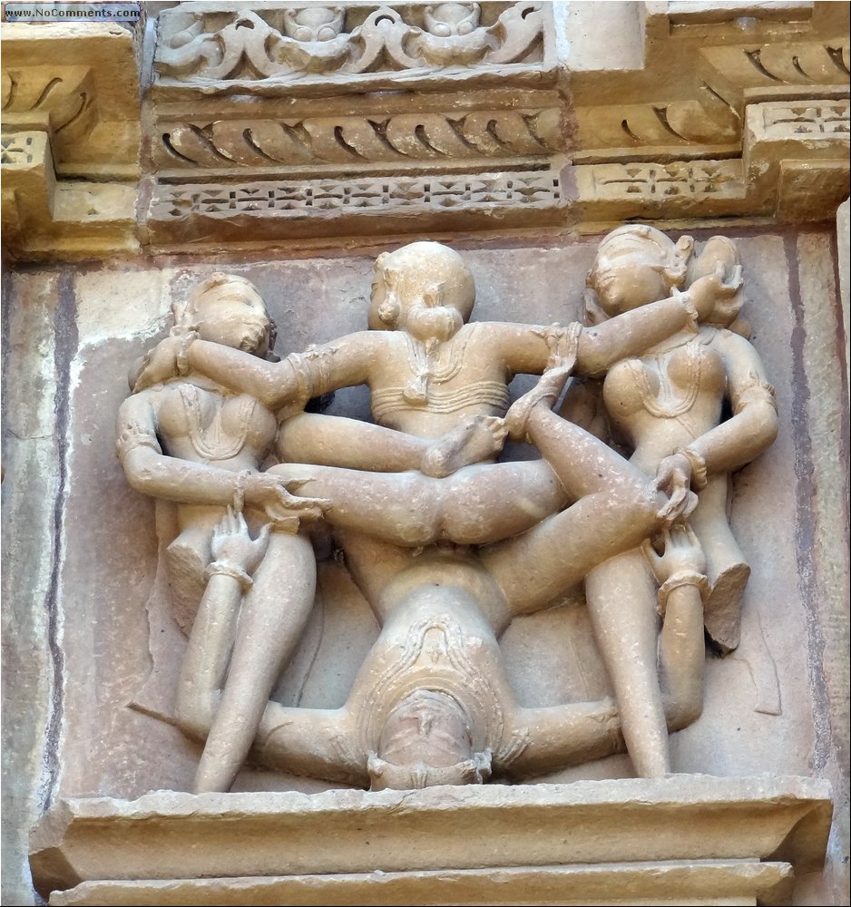 Khajuraho Temples bring your friends to help position.JPG