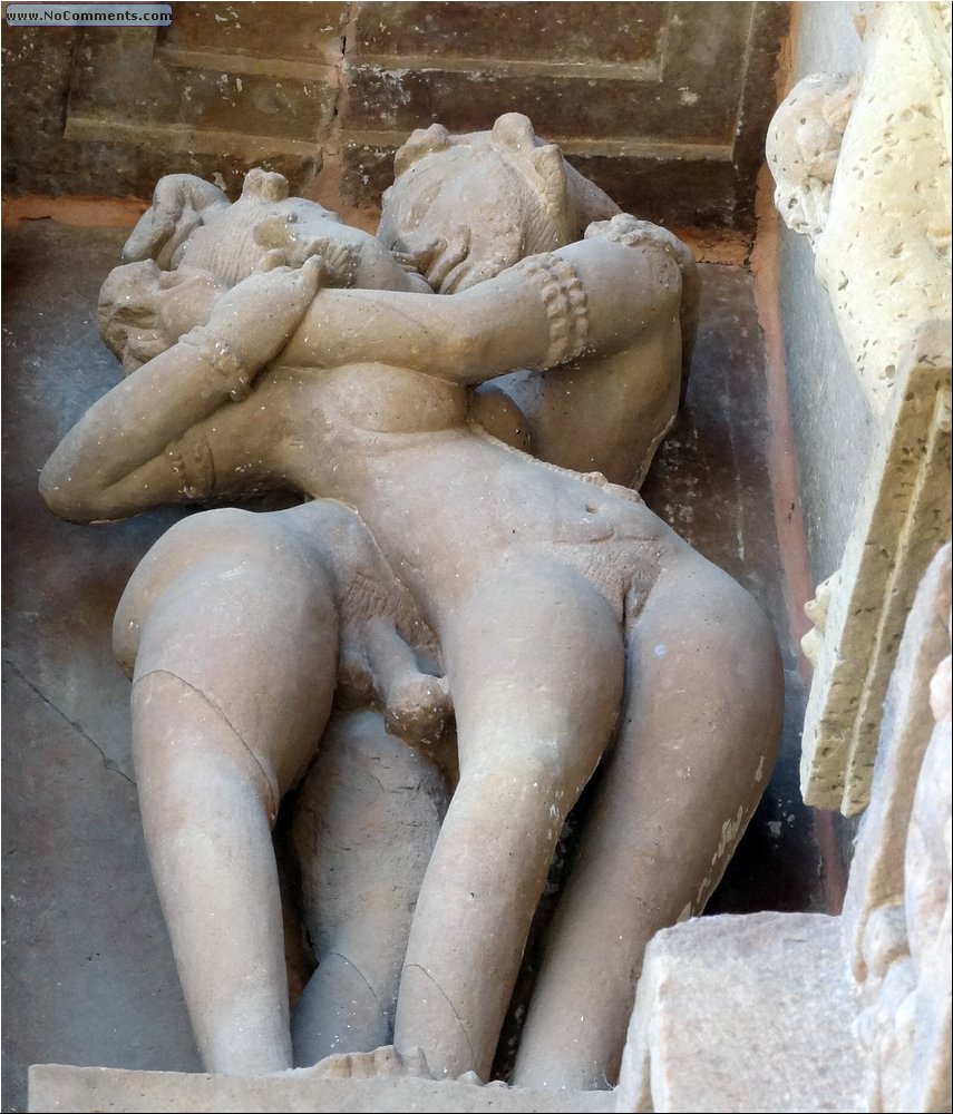 Khajuraho Temples standing from behind position.JPG