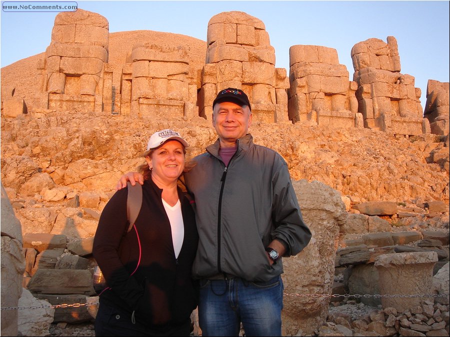 Mount Nemrut Sunrise w. Elsa.JPG